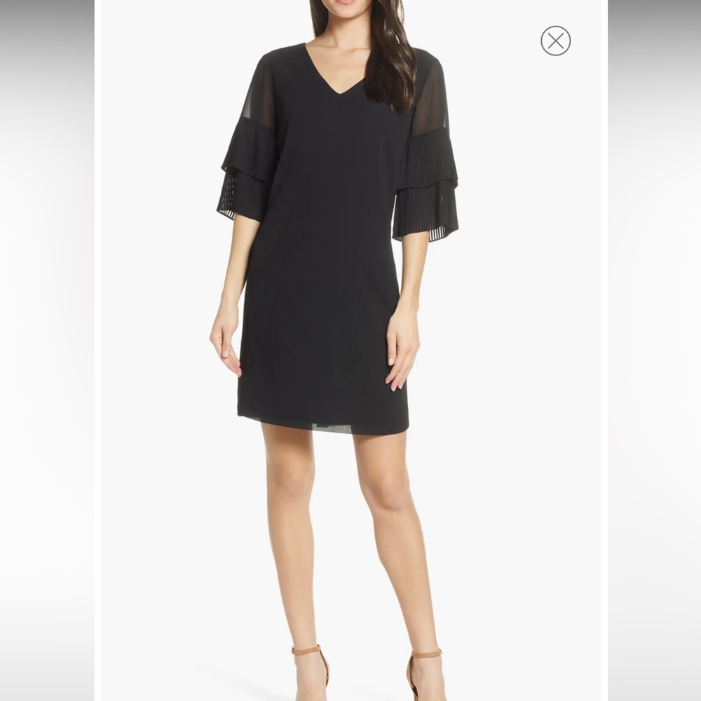 NWT Sam Edelman pleat sleeve shift dress